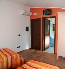 Camere da letto dell'Agriturismo Parra