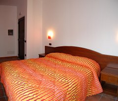 Camere da letto dell'Agriturismo Parra