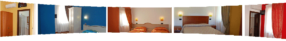 Camere da letto dell'Agriturismo Parra